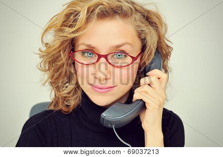 Businesswoman On The Phone
