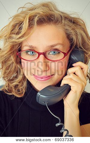 Businesswoman On The Phone