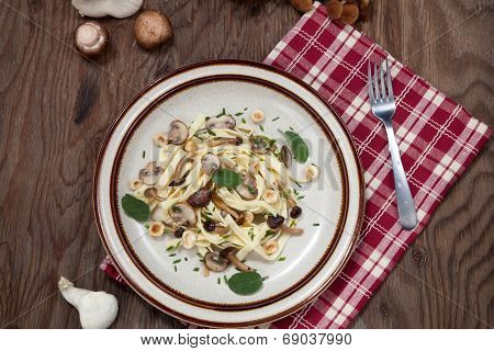 Wild Mushrooms Pasta