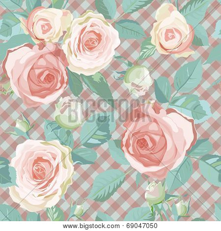 Decorative Floral Seamless Pattern.