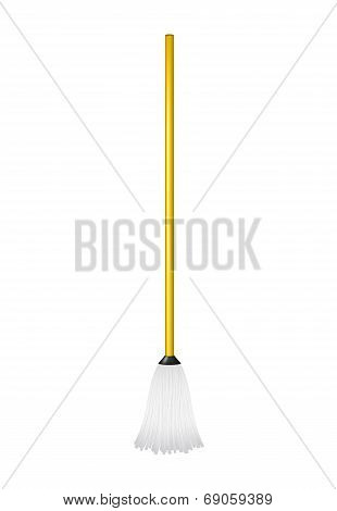 Mop with orange handle