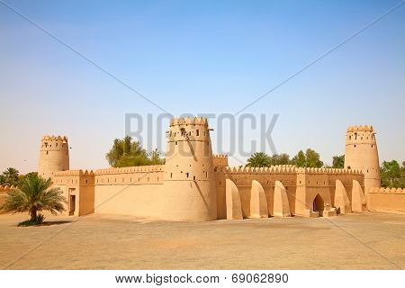Famous Jahili fort in Al Ain oasis, United Arab Emirates