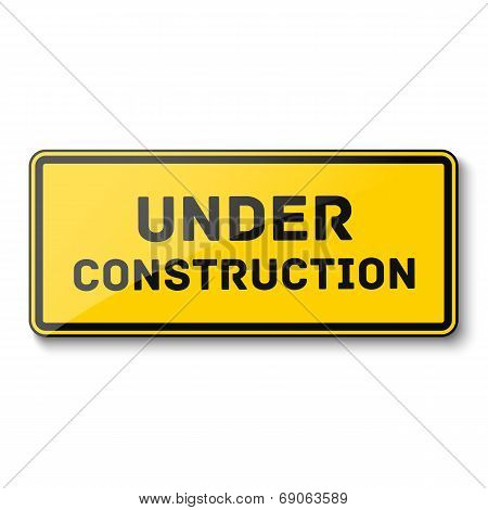 Under construction sign