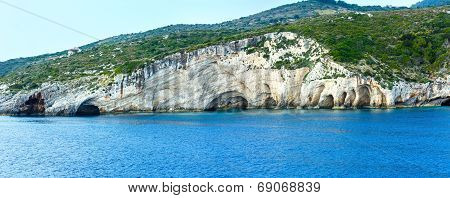 The Blue Caves In Zakynthos (greece)