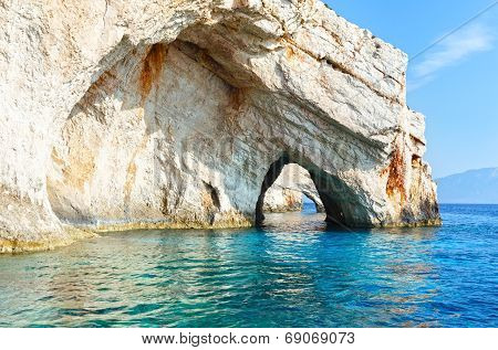 The Blue Caves In Zakynthos (greece)