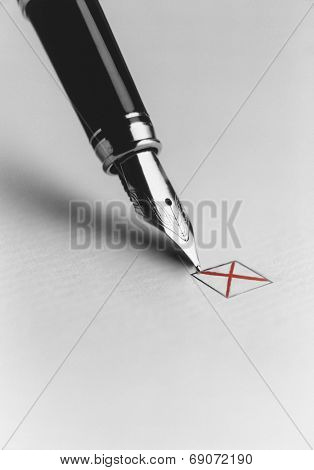 Pen Checking Box