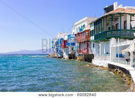 Little Venice In Mykonos,greece