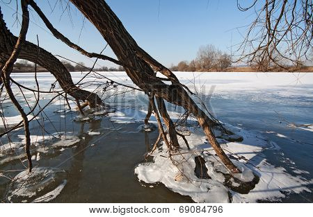 frozen lake