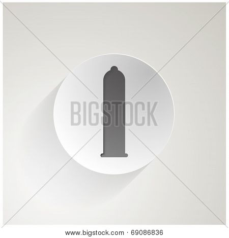 Vector icon for condom