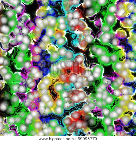 Bacteria cells close up medical background