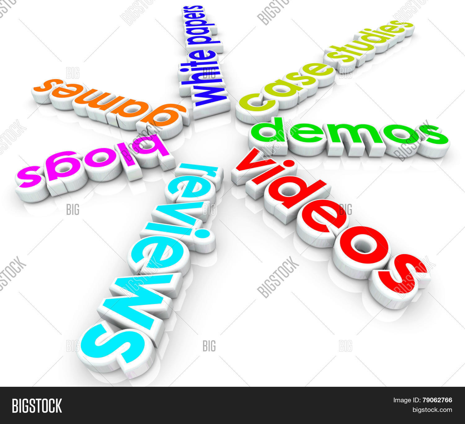 3d Words Illustrating Image &amp; Photo (Free Trial) | Bigstock