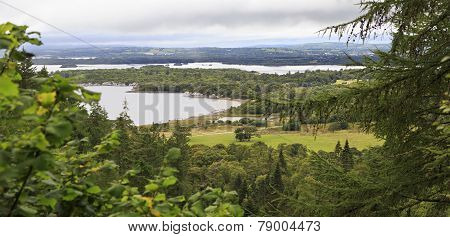 View Middle Lake from the top of Torc Mountain.