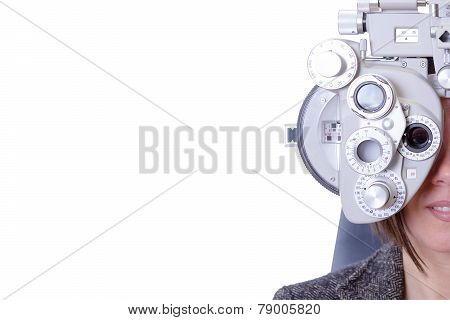 Girl And Phoropter