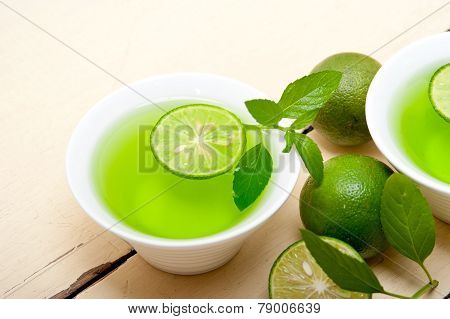 Mint Infusion Tea Tisane With Lime