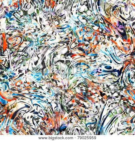 Psychedelic seamless pattern