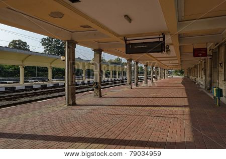 Renovating old station of railway,  Ruse, Bulgaria
