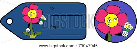 sad flower cartoon giftcard