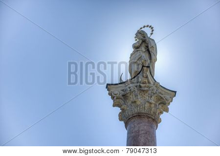 Saint Anne Column In Innsbruck, Austria.