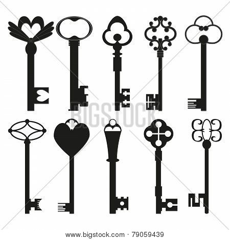 vintage keys