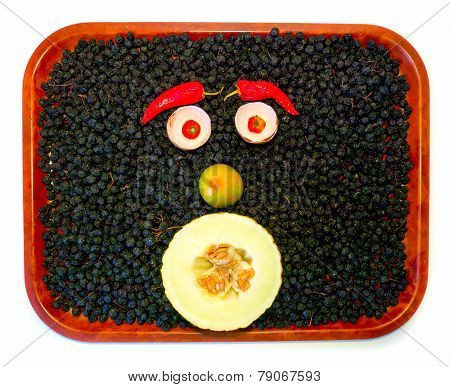 The vegetable face.