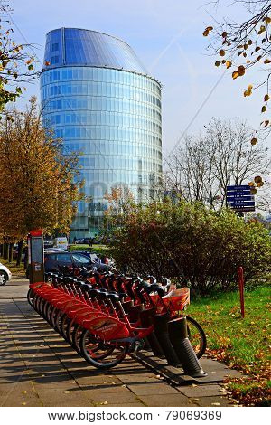 Vilnius City Zverynas District And Cycles System