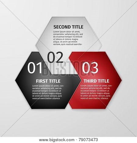 Progress icons for three steps