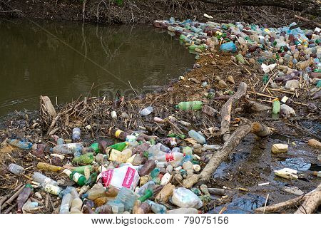 Household Waste Contaminated River Water