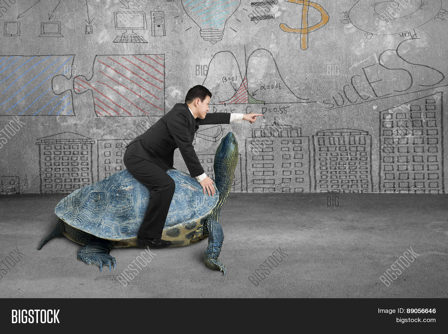 Businessman Riding Image & Photo (Free Trial) | Bigstock