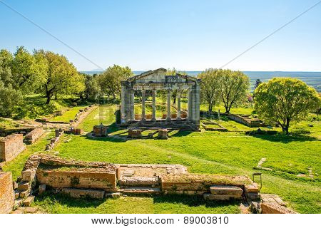 Temple ruins in Ancient Apollonia