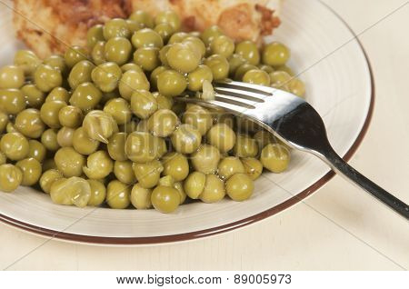 Chicken Meat With Green Peas