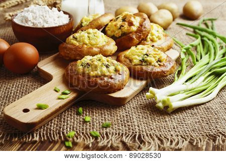 Shangi- Patties With Potatoes And Green Onion