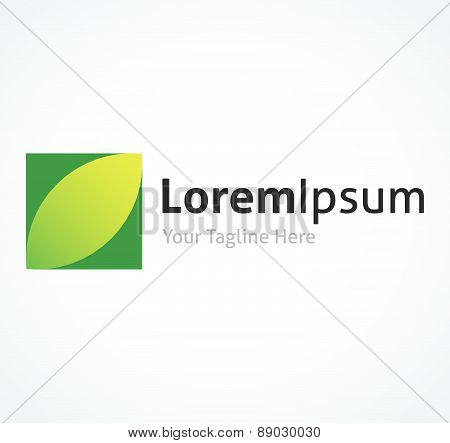 Nature green leaf foundation vector logo icon