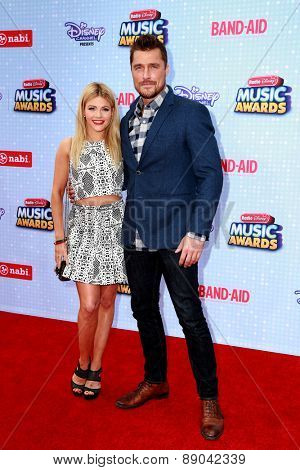 LOS ANGELES - APR 25:  Witney Carson, Chris Soules at the Radio DIsney Music Awards 2015 at the Nokia Theater on April 25, 2015 in Los Angeles, CA
