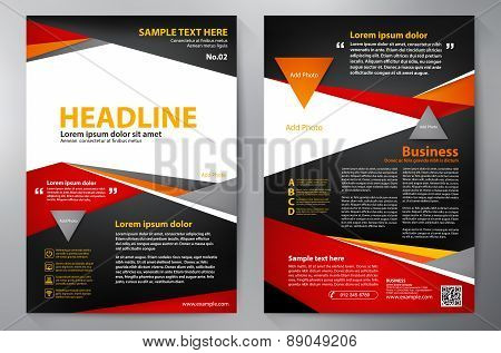 Brochure Design A4 Template.