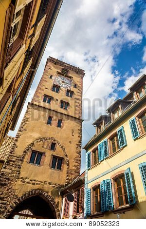 Tour Des Bouchers, A Tower In Ribeaville - France