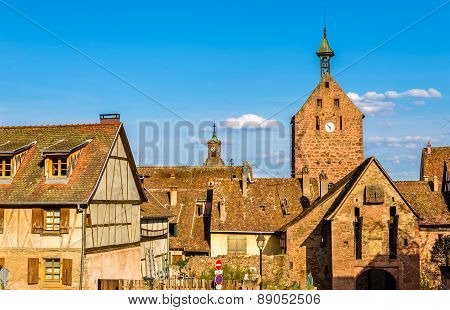 Porte Haute, A Gate In Riquewihr - Alsace, France