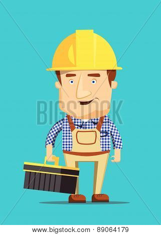 Electrical maintenance technician worker human job illustration