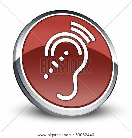 Icon, Button, Pictogram Hearing Impairrment