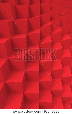 geometry pattern Red