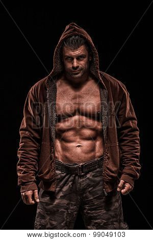 Army, Military, Strong Man, Weights, Exercising, Gym