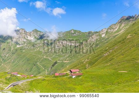View Of The Alps Near Rothorn