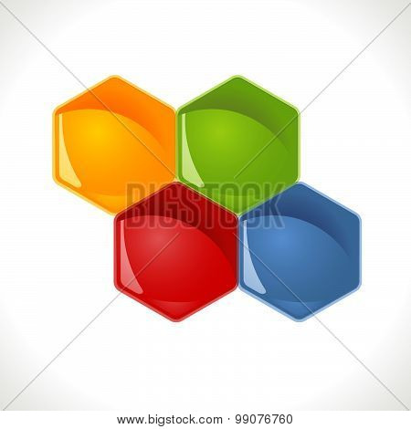 Honeycombs Symbols - 4 Options