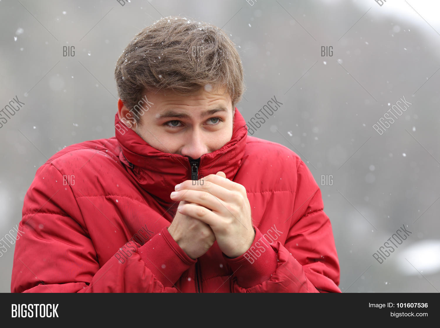 Man Shivering Cold Image & Photo (Free Trial) Bigstock