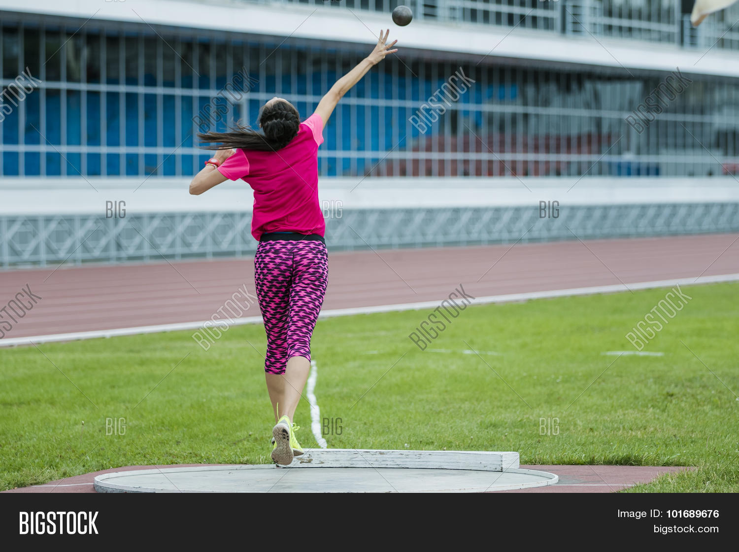 Shot Put Girl Image & Photo (Free Trial) Bigstock