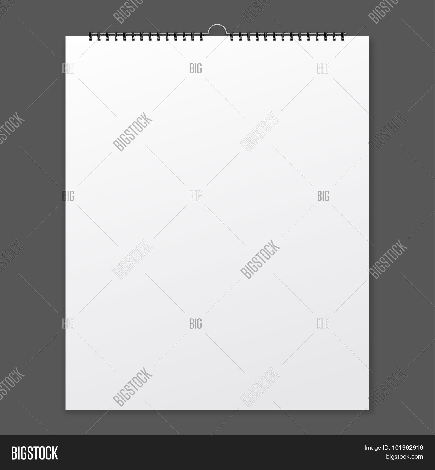 Blank Design Calendar Vector & Photo (Free Trial) | Bigstock