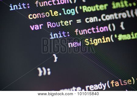 Javascript code lines