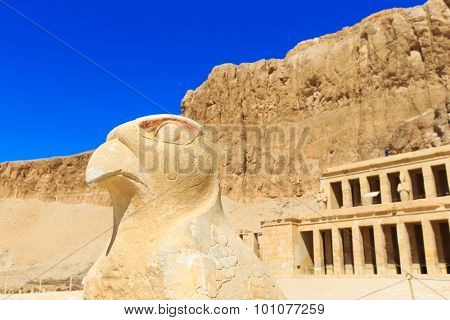 The temple of Hatshepsut near Luxor in Egypt