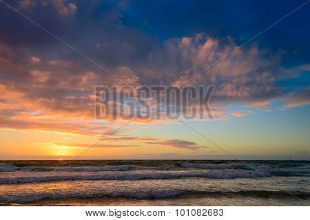 Sunset On The Beach