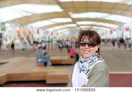 Milan, Italy - 8Th September, 2015. Expo Milano. Main Street Called Decumano