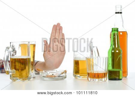 Stop drinking alcohol